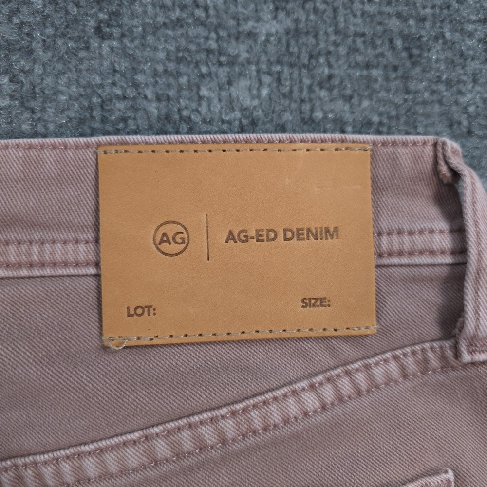 AG Jeans Mens 29x33 Pink Wild Rose Denim Tellis Modern Slim Stretch Casual NEW - Picture 15 of 15